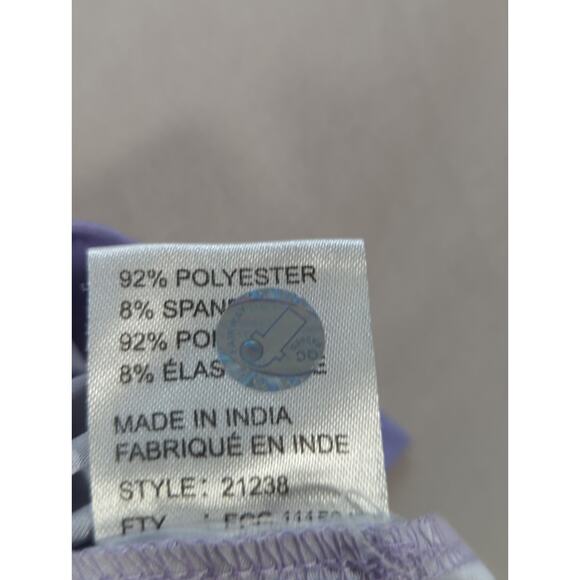 Jamie Sadock Golf Polo Shirt Womens XL Blue Purple Sleeveless Zip Up Ombre Top - Picture 11 of 11